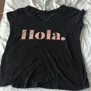 Forever 21 Tops - HOLA graphic tee Forever 21 Tops - HOLA graphic tee
